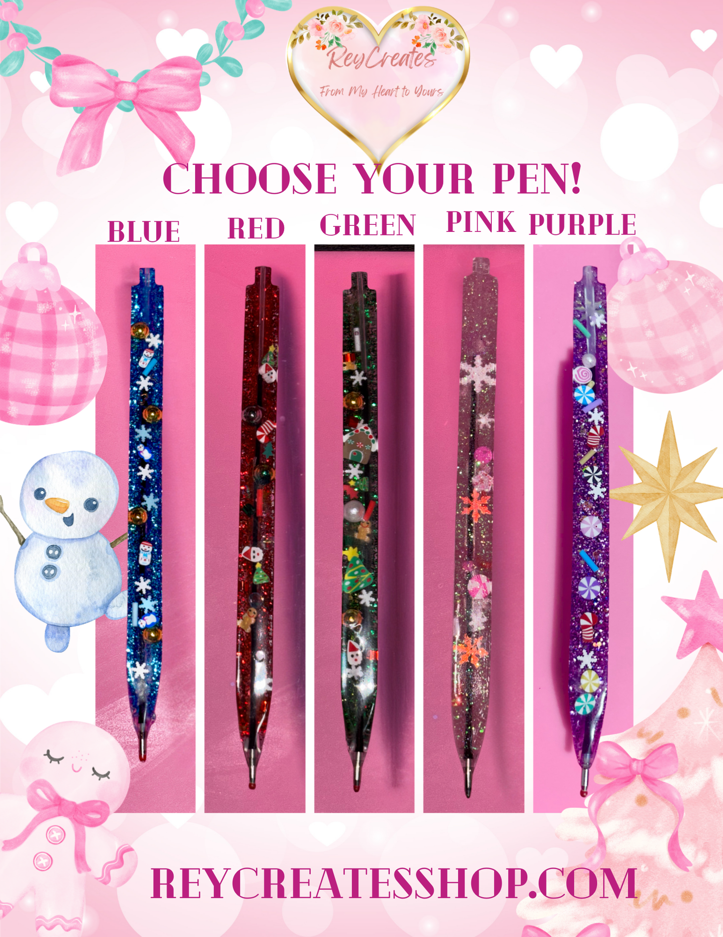Christmas Pens